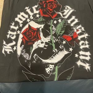 All Saints black short sleeve t shirt.  Like new condition.